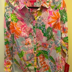 Lilly Pulitzer (Target) long sleeve button down shirt.